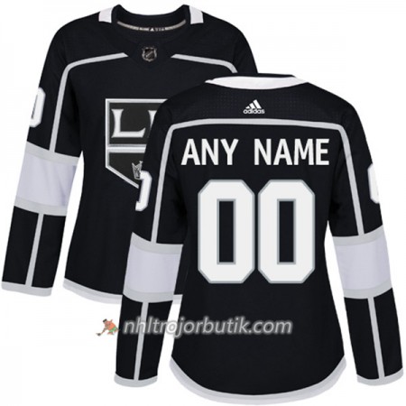 Dame Ishockey Los Angeles Kings Tröja med eget tryck Adidas 2017-2018 Svart Authentic